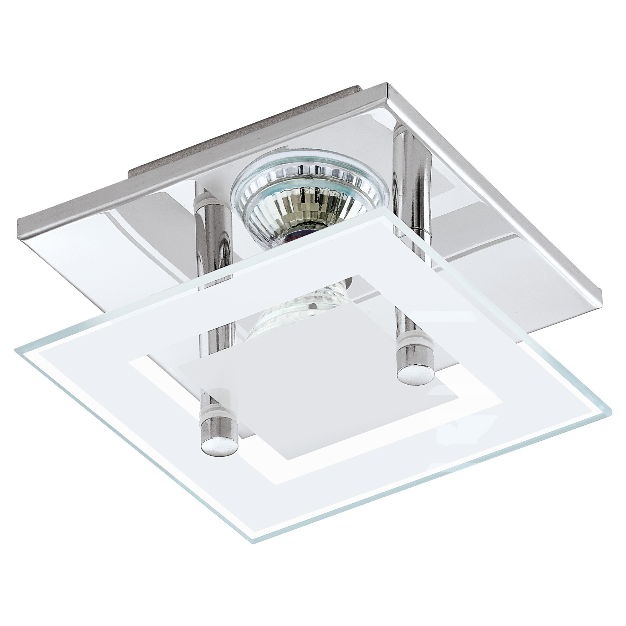Plafoniera LED Almana, 94224, GU10, Crom-Satin, 3W, 240lm