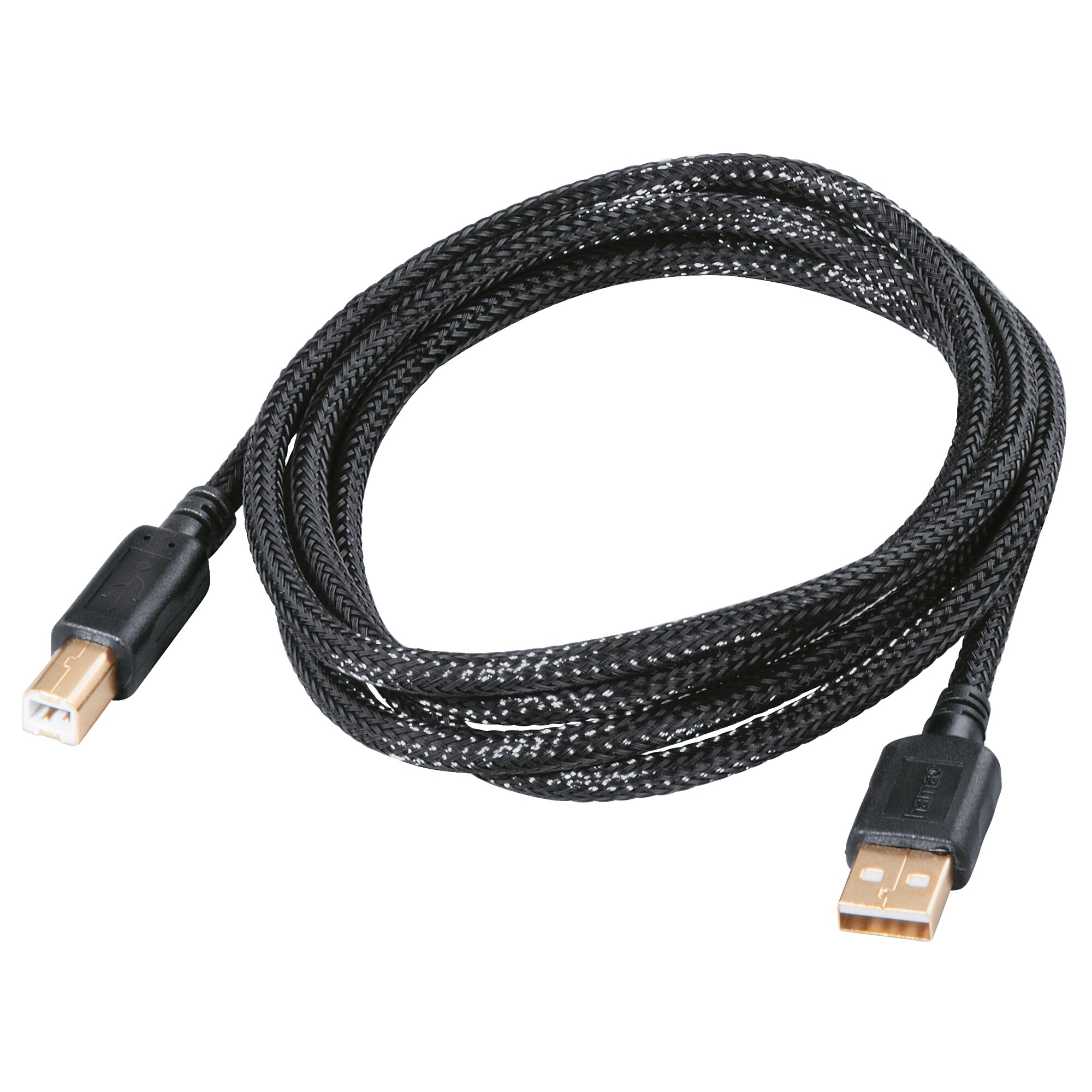 Cablu Hama USB 2.0, gold-plated, 1.5 m