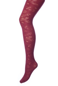 Dres, cu model floral, Sarah Borghi, Gabriela, Rosu Dres, cu model floral, Sarah Borghi, Gabriela, Rosu