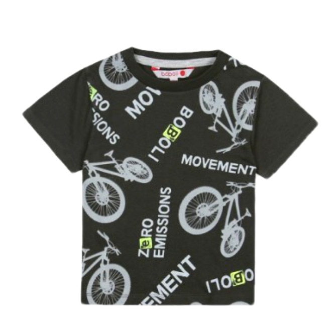 Tricou Zero Emissions, Boboli, gri inchis