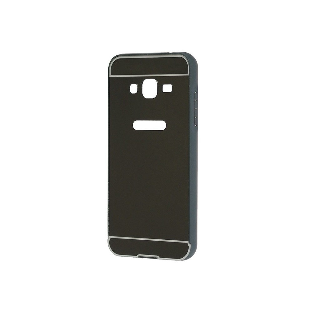 Husa SAMSUNG Galaxy J1 2016 - Mirror Metal (Negru)