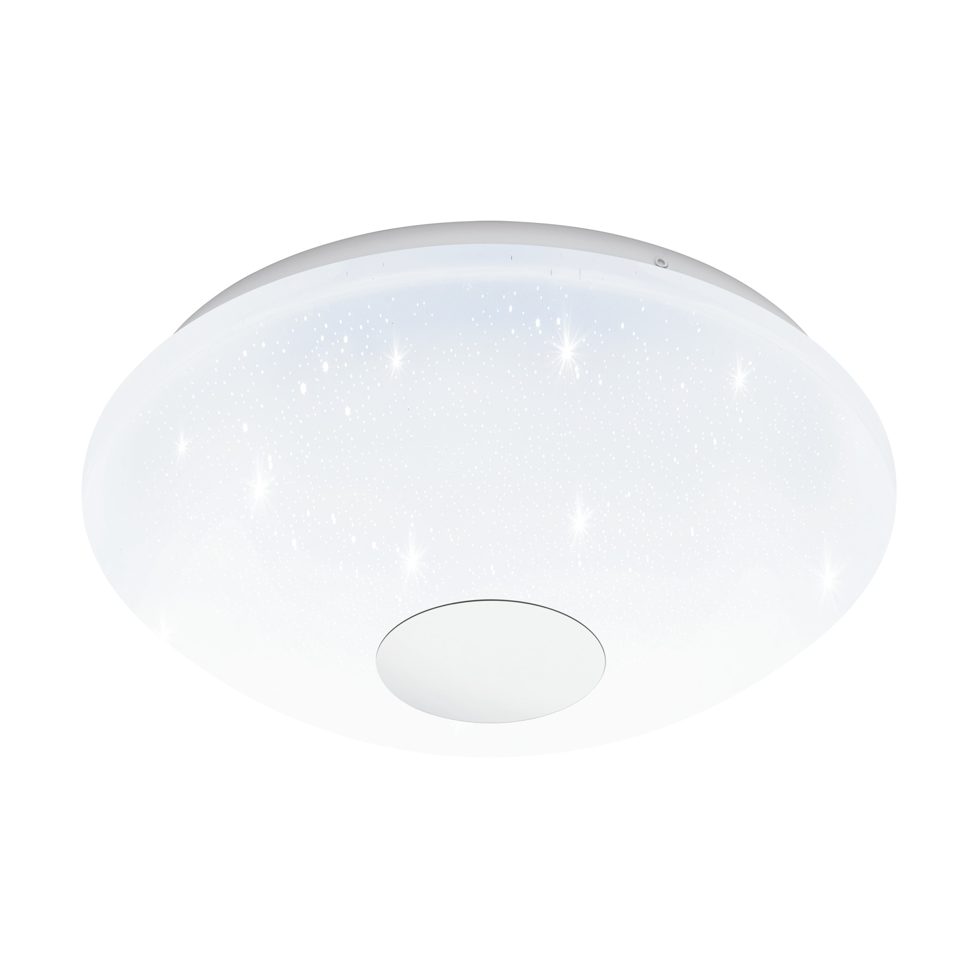 Plafoniera Voltago 2, rotunda, sclipici efect, 95971, Alb, LED 14W, 1500lm
