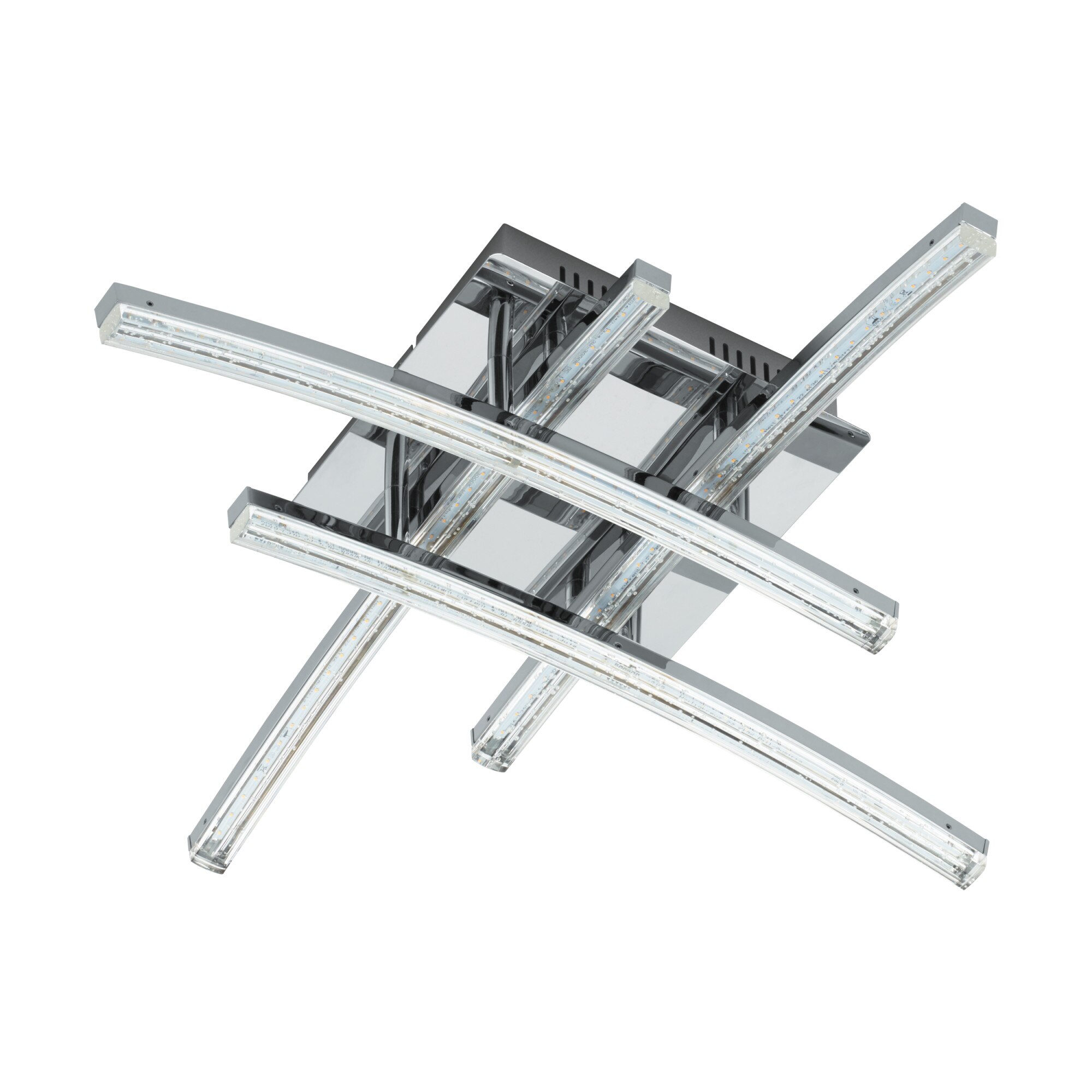 Plafoniera Pertini, 96093, Crom-Transparent, LED 4x5W, 4x580lm