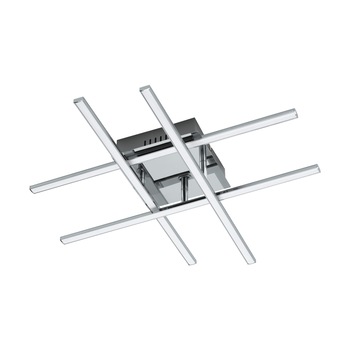 Plafoniera Lasana 1, EGLO, LED, 24W, echivalent 153W, 2520 lm, 3000K, lumina calda, otel, crom, plastic, alb, 50 x 50 x 9.5 cm, A+, IP20 Plafoniera Lasana 1, EGLO, LED, 24W, echivalent 153W, 2520 lm, 3000K, lumina calda, otel, crom, plastic, alb, 50 x 50 x 9.5 cm, A+, IP20