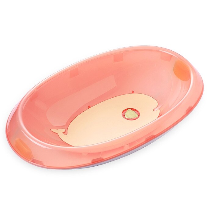 Cadita pentru copii cu dop de evacuare Whale Pink