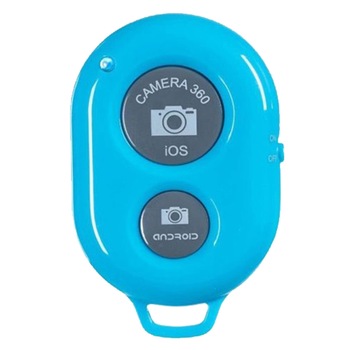 Telecomanda selfie, bluetooth, compatibila IOS si Android, Gonga Albastru Telecomanda selfie, bluetooth, compatibila IOS si Android, Gonga Albastru