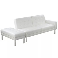 canapea cu 2 locuri vidaxl piele artificiala cadru din lemn alb 197 x 83 x 49 cm imagen 55_0_
0