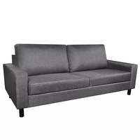 canapea cu 3 locuri vidaxl tapiterie textila si cadru de lemn gri inchis 196 x 87 x 81 cm imagen 45_0_
0