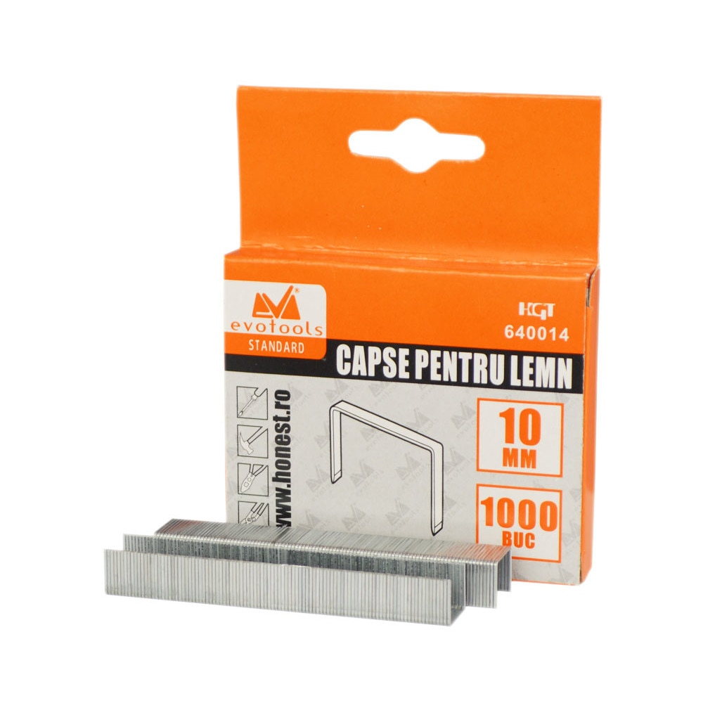 Capse pentru lemn 10x0.75 mm - 1000 buc Evotools