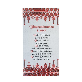 Tablou Art cu mesaj Binecuvantarea Casei Tablou Art cu mesaj Binecuvantarea Casei