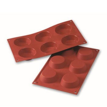 Forma Silicon Tarte Mignon Ø7xh2cm, 6 cavitati Forma Silicon Tarte Mignon Ø7xh2cm, 6 cavitati