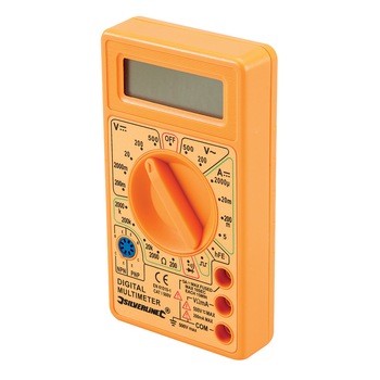 Multimetru digital AC , DC, 12 - 500V, Silverline Multimetru digital AC , DC, 12 - 500V, Silverline