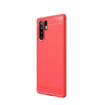 Husa Huawei P30 Pro, Slim Armor Carbon, carcasa spate Antisoc, Rosu Husa Huawei P30 Pro, Slim Armor Carbon, carcasa spate Antisoc, Rosu