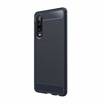 Husa Huawei P30, Slim Armor Carbon, carcasa spate Antisoc, Blue Husa Huawei P30, Slim Armor Carbon, carcasa spate Antisoc, Blue