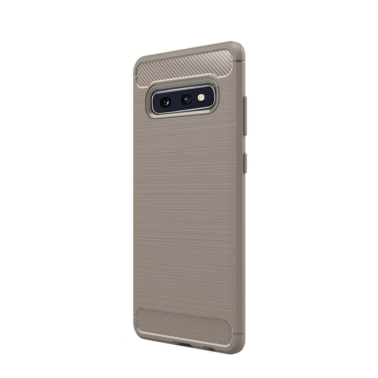 Husa Samsung Galaxy S10E, Slim Armor Carbon, carcasa spate Antisoc, Gri