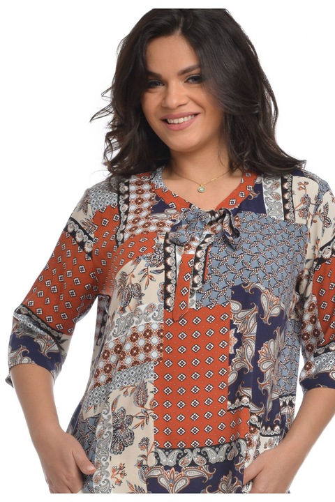Camasa patchwork Dama cu Imprimeu, M