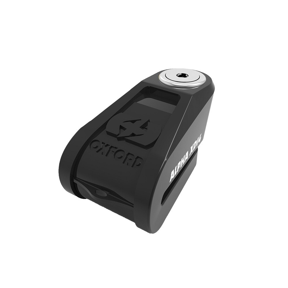 Antifurt moto OXFORD - Alpha XD14, inox, pin 14mm - negru