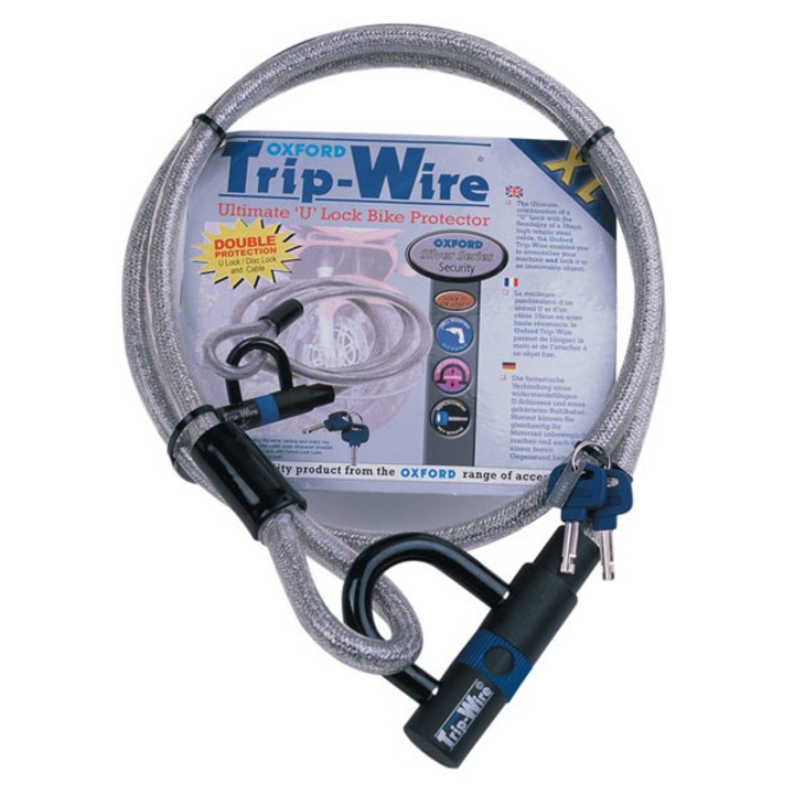 Аксесоар против кражба OXFORD XL Trip Wire, За мотоциклет, 1.6м x 15мм