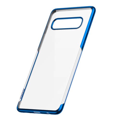 Husa protectie Baseus pentru Samsung Galaxy S10 Plus, Shining, Albastra