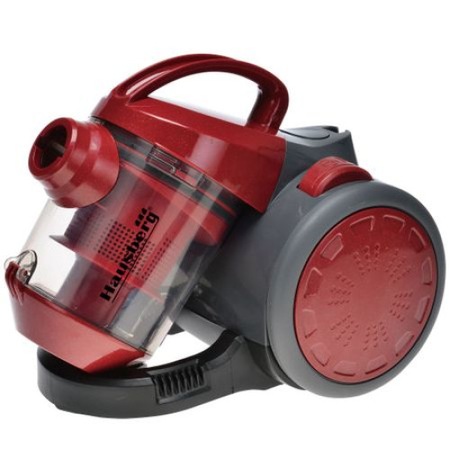 Aspirator fara sac Hausberg , 700 W, ciclonic, Rosu