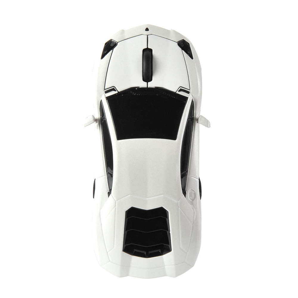 Mouse wireless Autodrive model Lamborghini Aventador, Alb