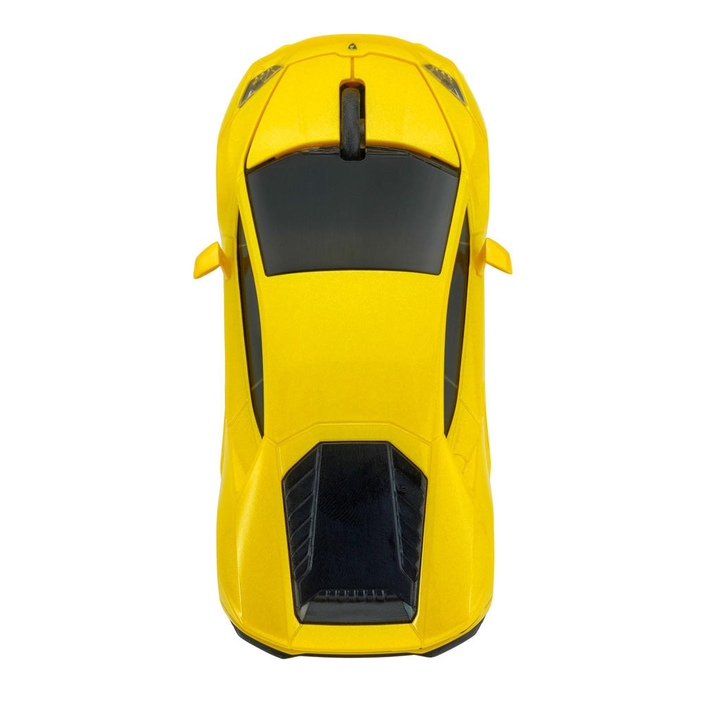 Mouse wireless Autodrive model Lamborghini Huracan, Galben