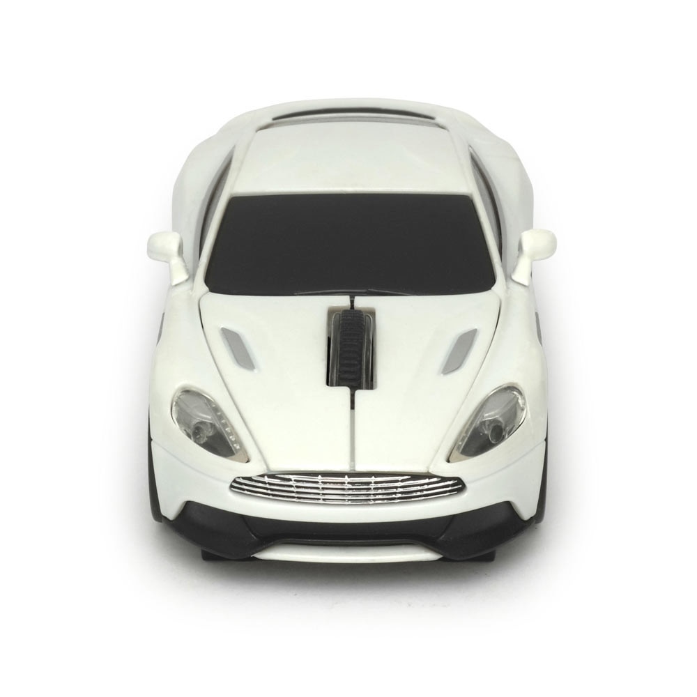 Mouse AutoDrive model Aston Martin Vanquish, 2.4GHz, Alb