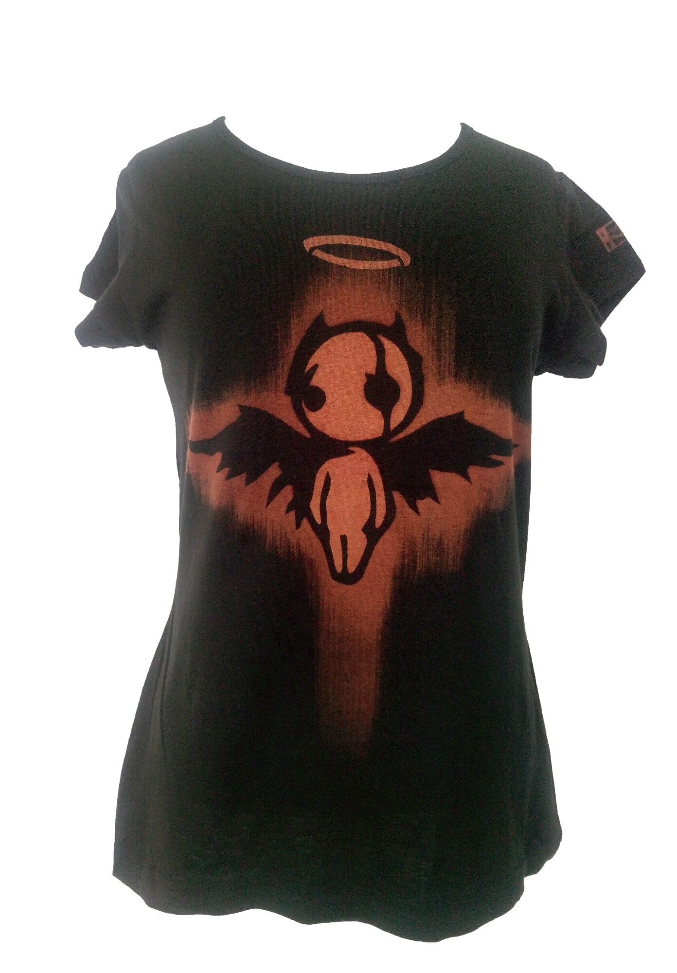 Tricou cu maneca scurta,K-off,negru,Inger