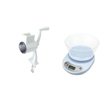 Pachet Aparat pentru macinat nuci, tocat, rasnita, alba + Cantar De Bucatarie ,MAN-0157, Maxim 5 Kg- Bol inclus Pachet Aparat pentru macinat nuci, tocat, rasnita, alba + Cantar De Bucatarie ,MAN-0157, Maxim 5 Kg- Bol inclus