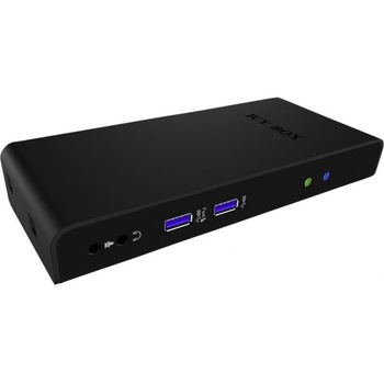 Statie de andocare pentru notebook si PC, RaidSonic , IcyBox 2x USB 3.0 HDMI , negru Statie de andocare pentru notebook si PC, RaidSonic , IcyBox 2x USB 3.0 HDMI , negru