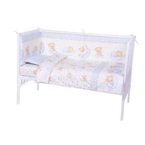 Lenjerie patut cu 5 piese Sleepy Little Bear Crem 015