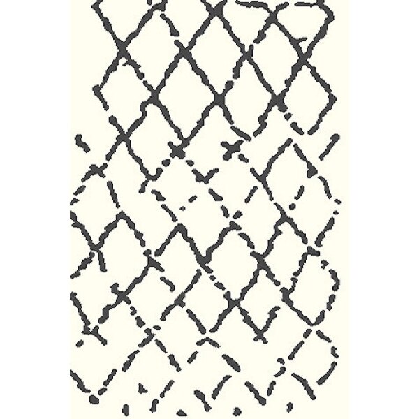 Covor Merinos Floki Moroccan 17653 695-Cream Grey 120x160 cm densitate covor 3 KG/m², grosime covor 13 mm, Numar noduri pe m² 290000