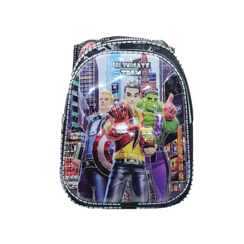 Ghiozdan pentru baietei cu imprimeu 3D NN Ultimate Team GBUT1-N, Multicolor Ghiozdan pentru baietei cu imprimeu 3D NN Ultimate Team GBUT1-N, Multicolor
