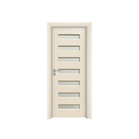 usa interior din mdf cu toc inclus novo doors nd318c  dimensiune 200x80 centimetri geam sablat cadru din lemn masiv din rasinoase balamale si clanta incluse toc fix de 10 centimetri plinta pe o singura parte crem imagen 52_0_
0