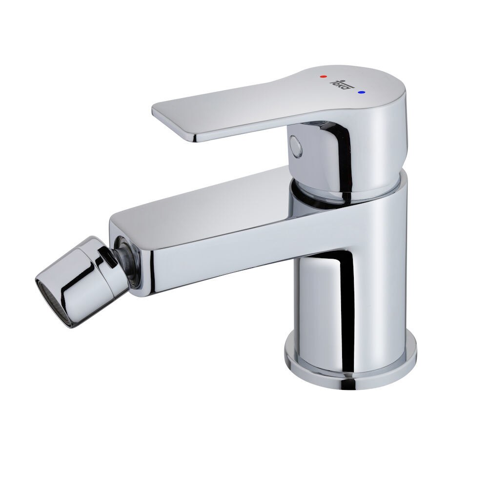 Baterie bideu Teka MANACOR, aerator anticalcar, crom, 84.626.12.00