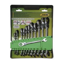 set de 12 chei combinate cu clichet si cap rotativ jbm imagen 47_1_
0