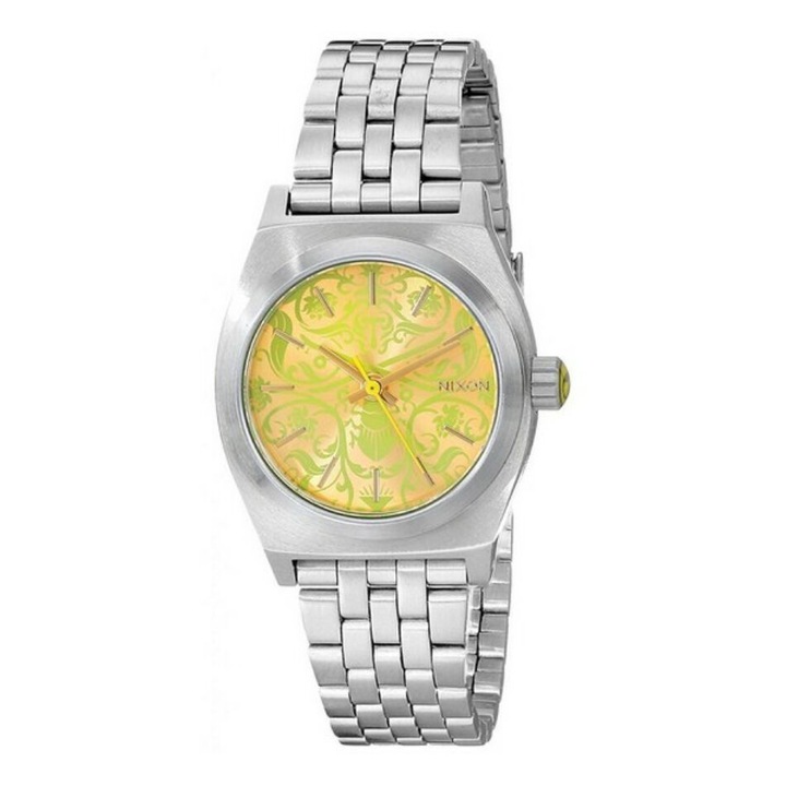 Дамски часовник A399-1898-00, Nixon, 27 mm, Inox/Steel, Yellow/Silver