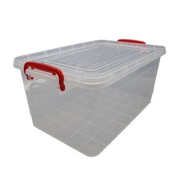 Cutie dreptunghiulara pentru alimente, capacitate 16 l, transparenta Cutie dreptunghiulara pentru alimente, capacitate 16 l, transparenta