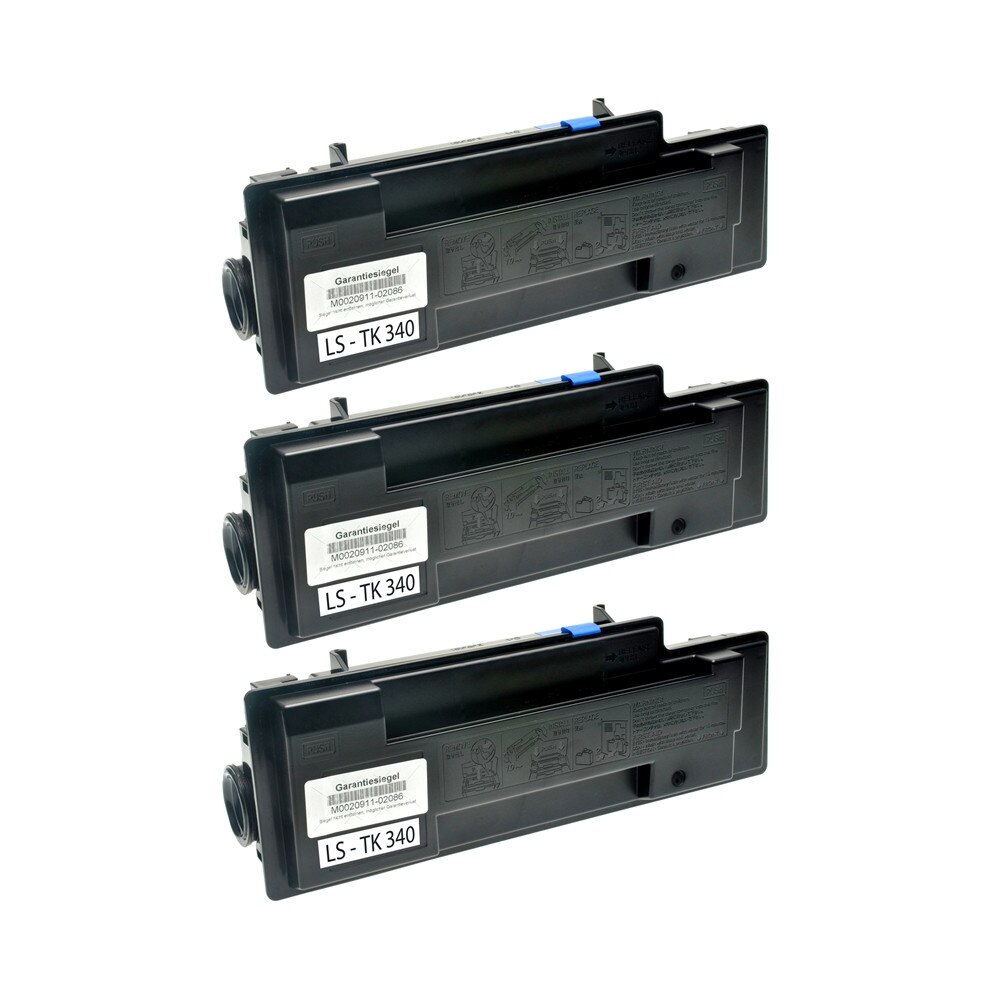 Set 3 Cartuse toner TK 340 BK 36000 Pag compatibile Kyocera FS-2020 D / FS-2020 DN / FS-2020 Series