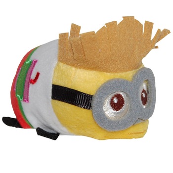 Jucarie din plus Mini Minions cu coroana, 9 cm Jucarie din plus Mini Minions cu coroana, 9 cm