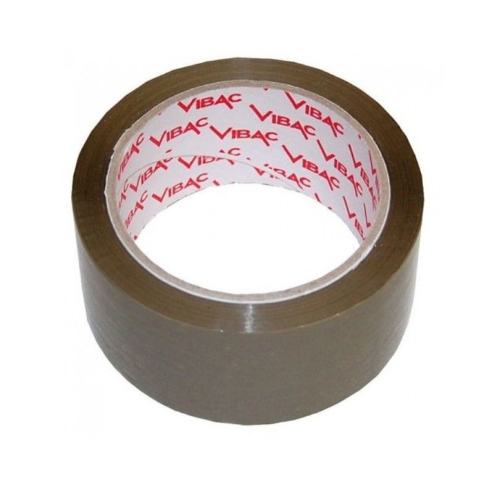 BrandPAPER, VIBAC, Ragasztószalag, 48 mm x 60 m, 36 db / doboz, Öntapadó, Barna