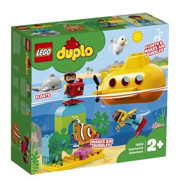 LEGO DUPLO Town - Aventura cu submarinul 10910, 24 piese LEGO DUPLO Town - Aventura cu submarinul 10910, 24 piese