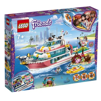 LEGO Friends - Barca pentru misiuni de salvare 41381, 908 piese LEGO Friends - Barca pentru misiuni de salvare 41381, 908 piese