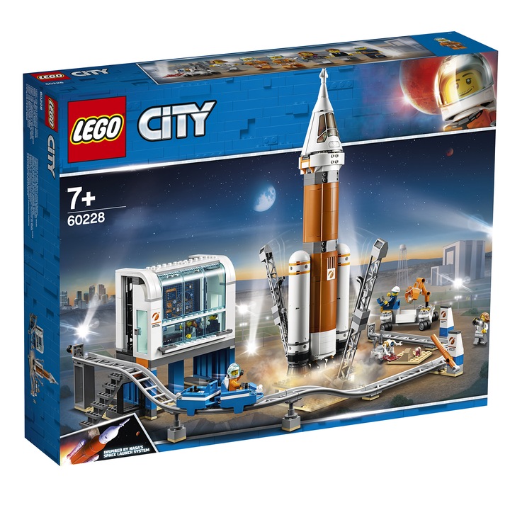LEGO® City Space Port - Ракета за открития космос и контрол на изстрелването 60228, 837 части