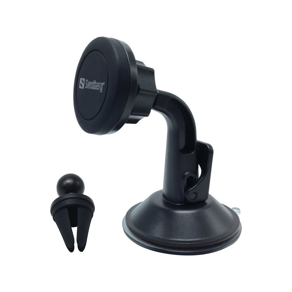 Suport portabil din magnet pentru masina , Sandberg , negru