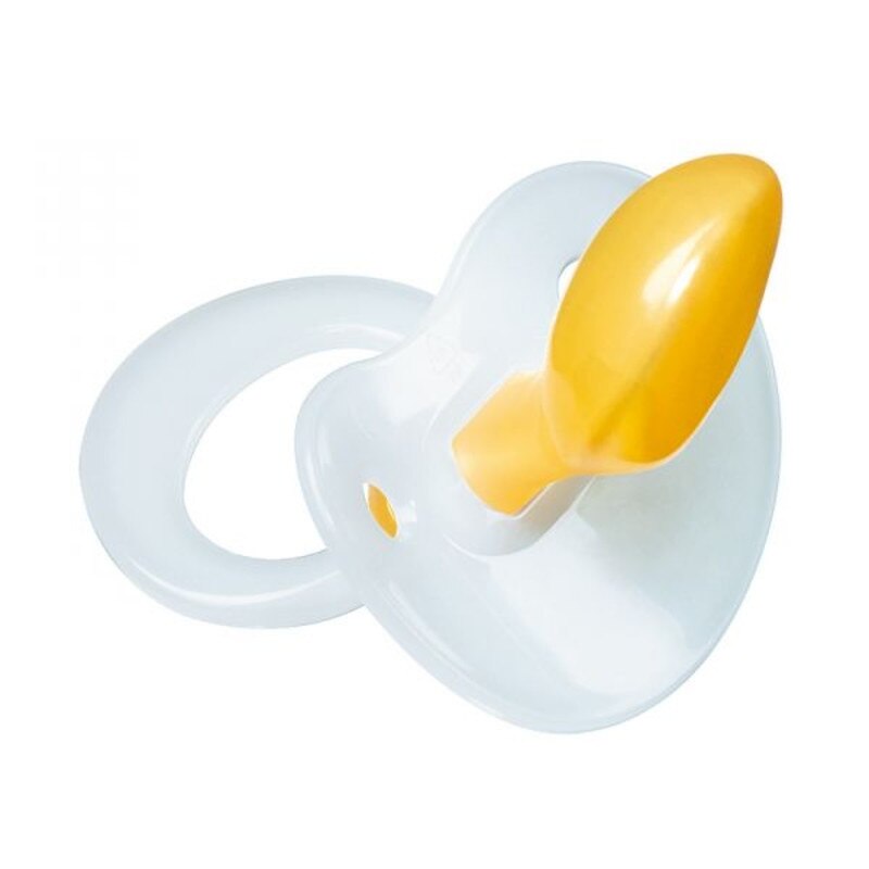 Suzeta terapeutica din latex L Nuk Trainer 107021A, Alb 12+ luni