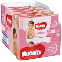 Servetele umede Huggies Soft Skin, 10 pachete x 56, 560 buc