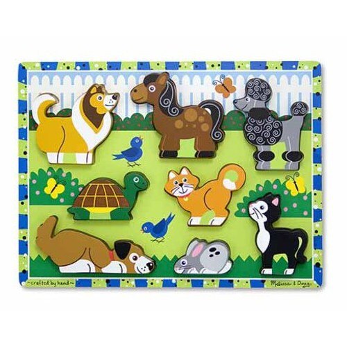 Puzzle Melissa & Doug in Relief Animale de Companie