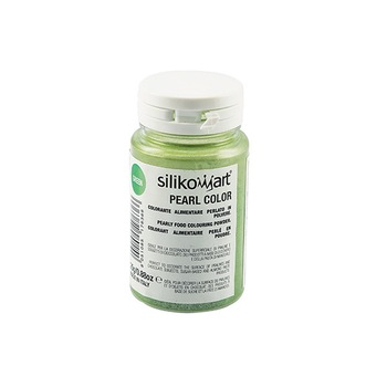 Colorant alimentar pudra, perlata, 25 g, Silikomart, Verde Colorant alimentar pudra, perlata, 25 g, Silikomart, Verde