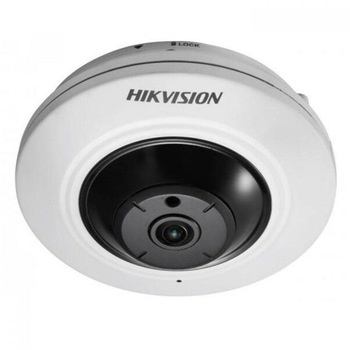 Camera supraveghere IP Dome Hikvision DS-2CD2955FWD-I, 5 MP, IR 8 m, 1.05 mm fisheye Camera supraveghere IP Dome Hikvision DS-2CD2955FWD-I, 5 MP, IR 8 m, 1.05 mm fisheye